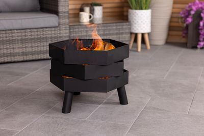 Santiago steel firepit