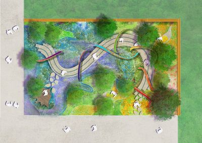 Rainbow Garden – The Messenger`s Path - Plan View - Designed by Grant Associates.jpg