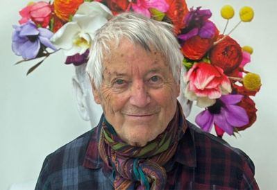 Kaffe Fassett, whose latest quilting designs were photographed at Levens Hall and Gardens, The South Lakes, Cumbria, UK.