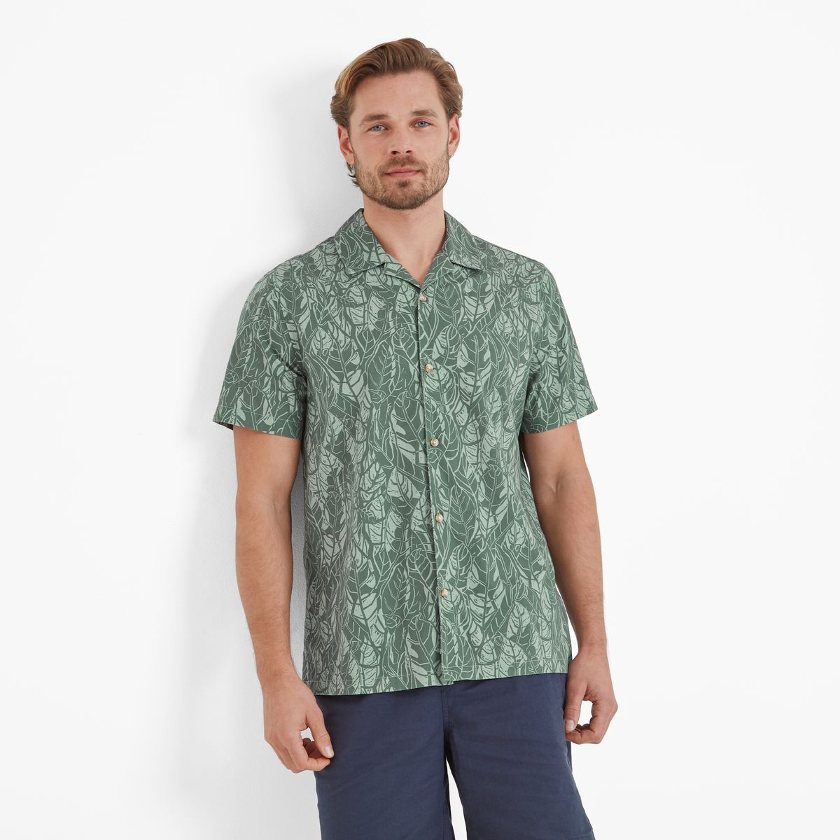 Otto Men's Shirt - Light Forest Print