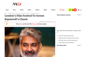 Screencapture of m9.news