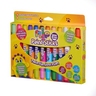 Little Brian Flip Paint Sticks 12 pack 