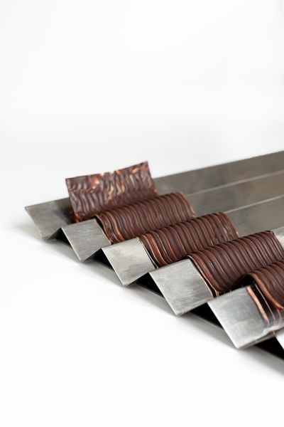 Sunflower Chocolate Mousse, French Sable Breton, With A Coconut, Lime And Lemongrass Mousseline
