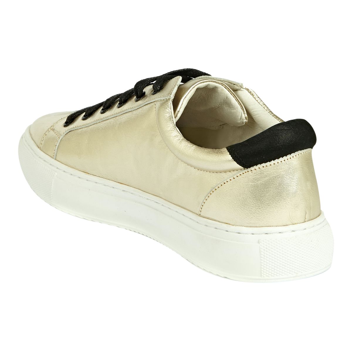 Cocorose London Hoxton Gold with Black Stars comfort trainers