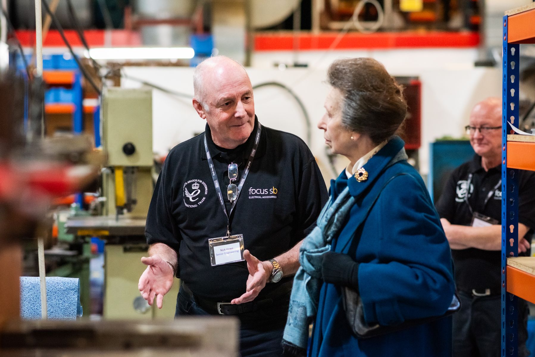 Senior Engineer Mr Nick Howe demonstrates the new Cobot and CNC machine working in unison