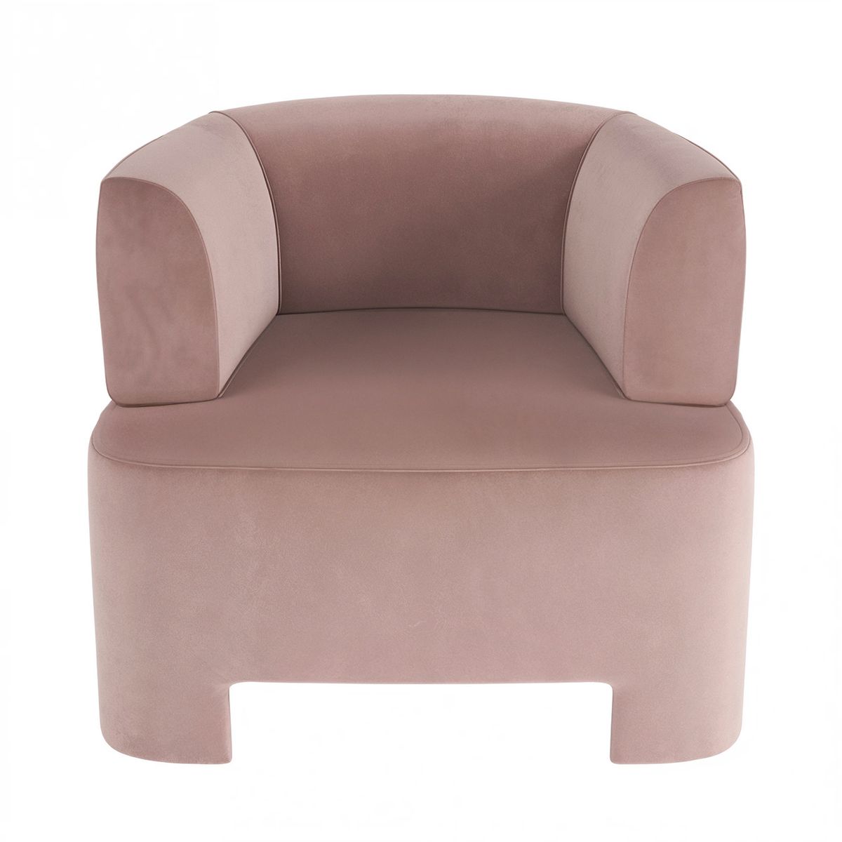 Solace+Co Cleo Pink Velvet Accent Chair