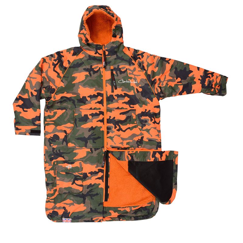Charlie McLeod Eco Long Sleeve Sports Cloak in Camo Orange