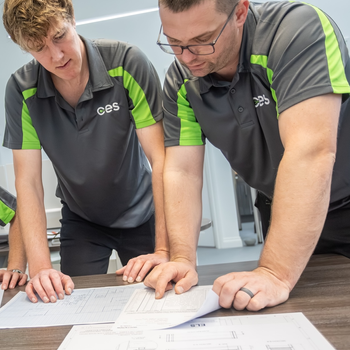 CES managing director Joe Collison (left) with Daniel Campbell, Senior Operations Supervisor.jpg