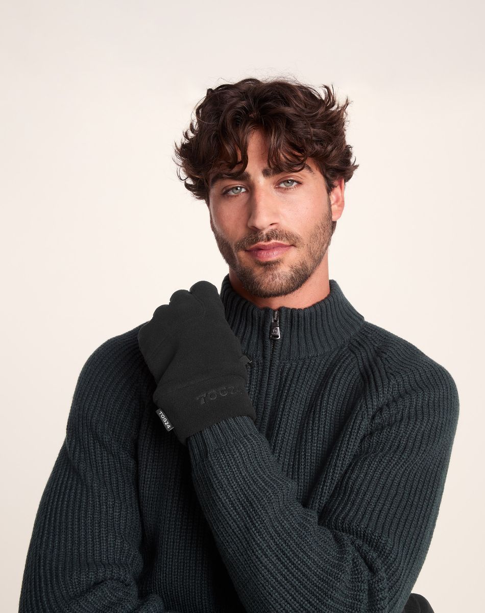 Stride Microfleece Gloves - Black