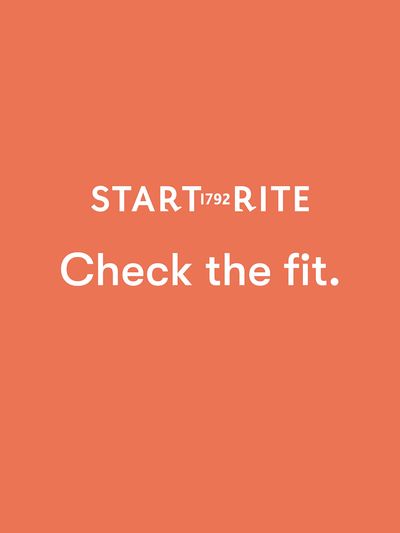 Check the fit with Start-Rite Shoes - front cover