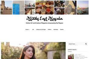 Screencapture of Middle East Masala