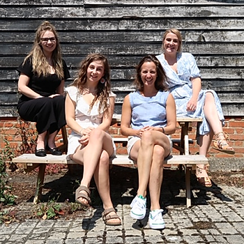 The Podium Pet Products team (L-R Amelia, Annabel, Carina &  Helen).JPG