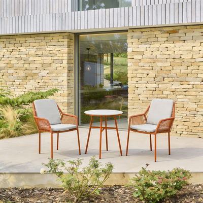 Olivia 2 Seat Bistro Set - Terracotta