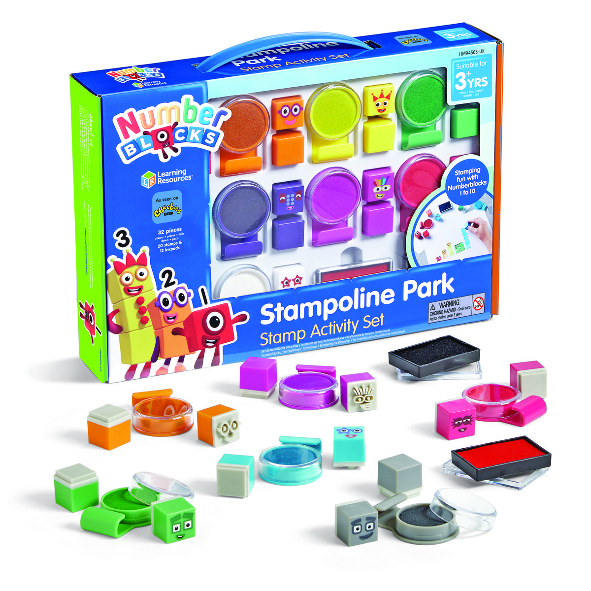 Numberblocks Stampoline Park Stamp Activity Set