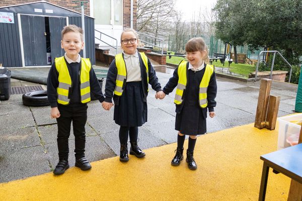 Miller Homes donation of Hi-vis vests to St Stephen's Primary School 