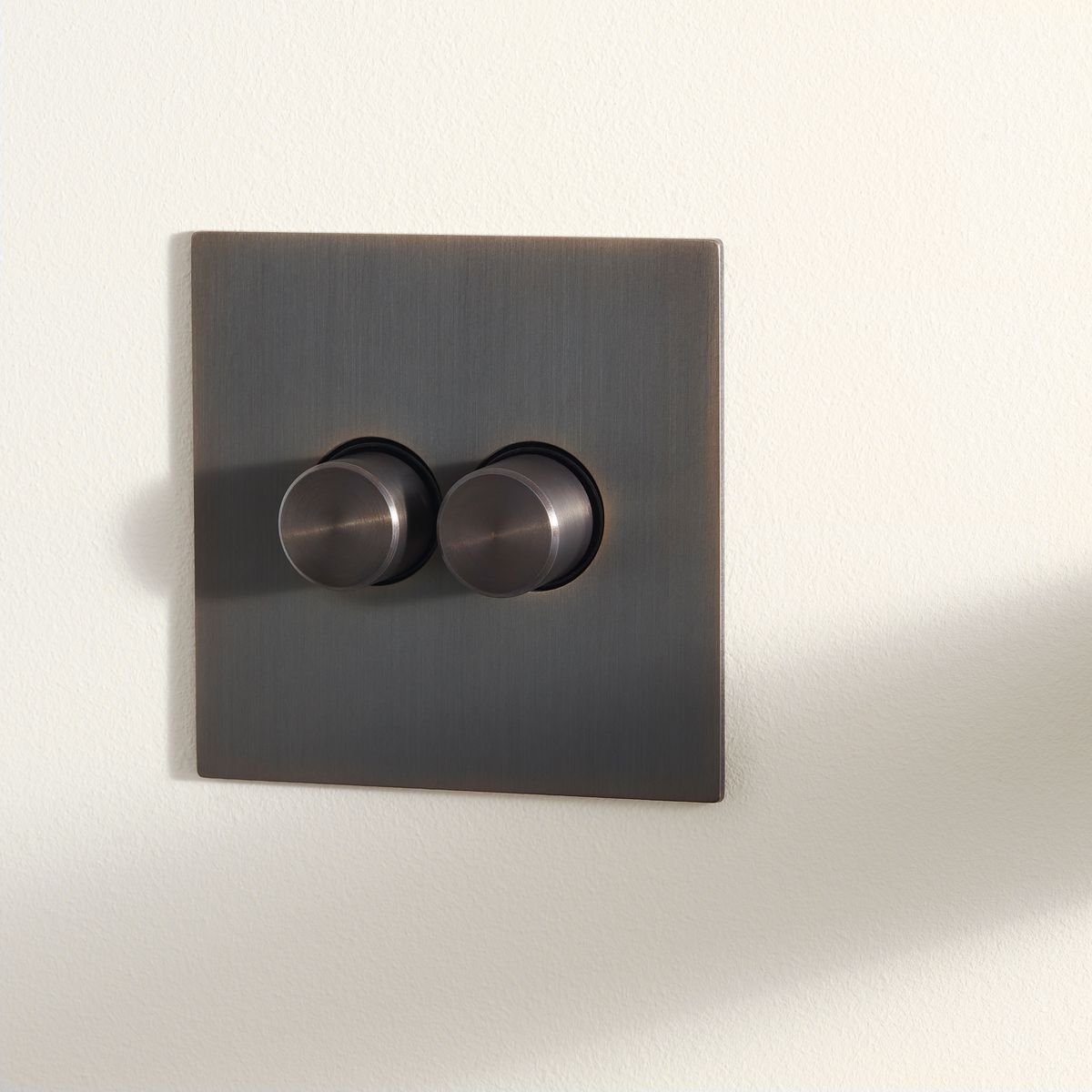 2G rotary dimmer switches, Umber finish, Renaissance by Focus SB