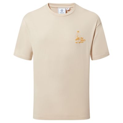 Beach men's t-shirt - light taupe