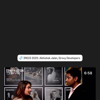 Screencapture of Construction Business News Middle East - Instagram Story 1