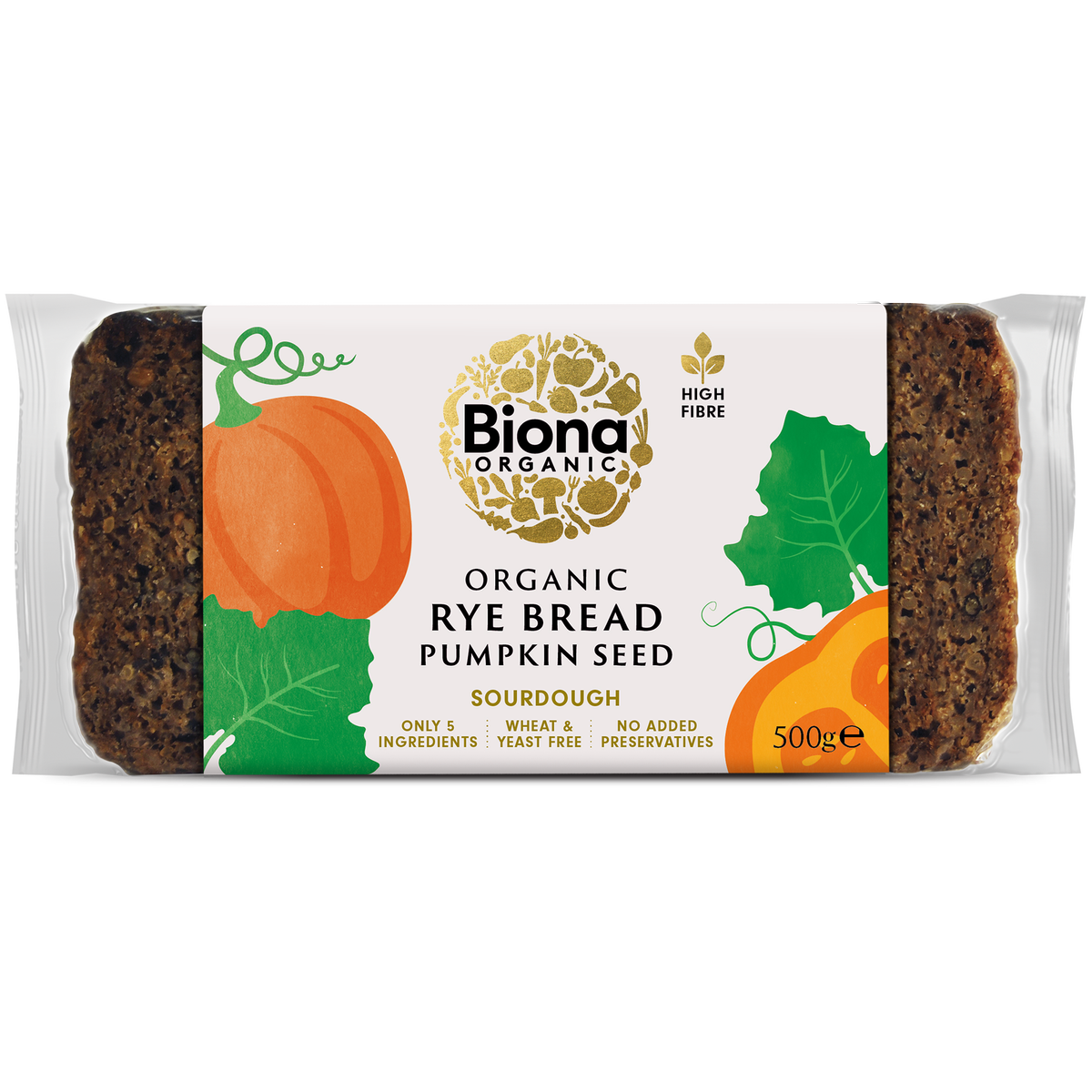 Organic Rye Bread - Pumpkin Seed