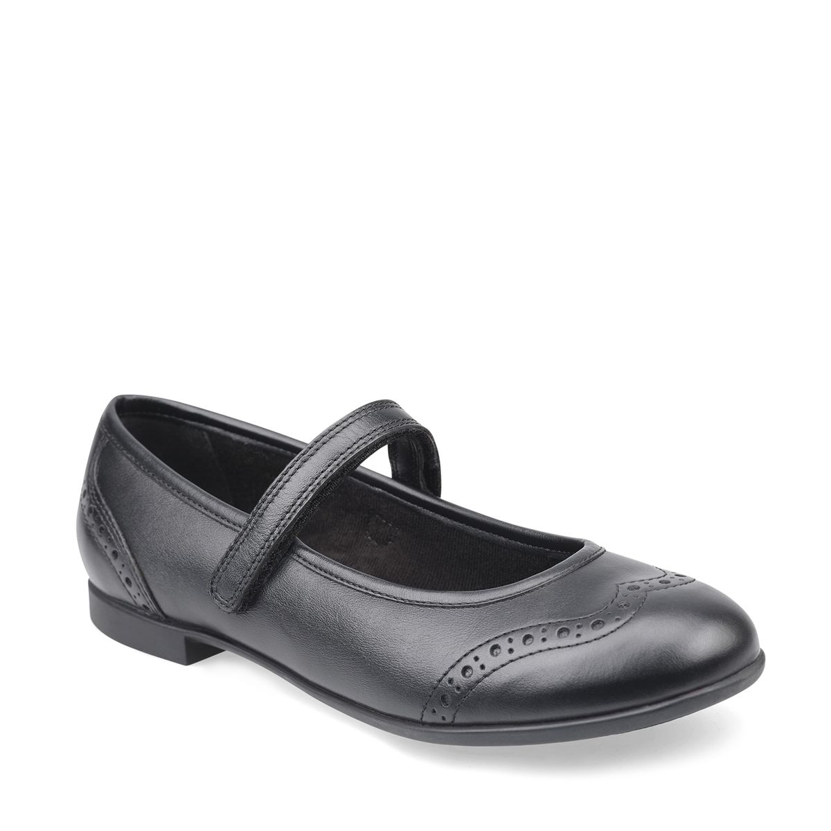 AIR RITE 'Impress' in black leather in Girls Senior Collection