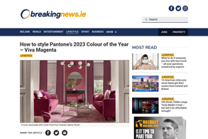 Screencapture of BreakingNews.ie