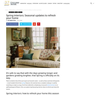 Screencapture of The English Home