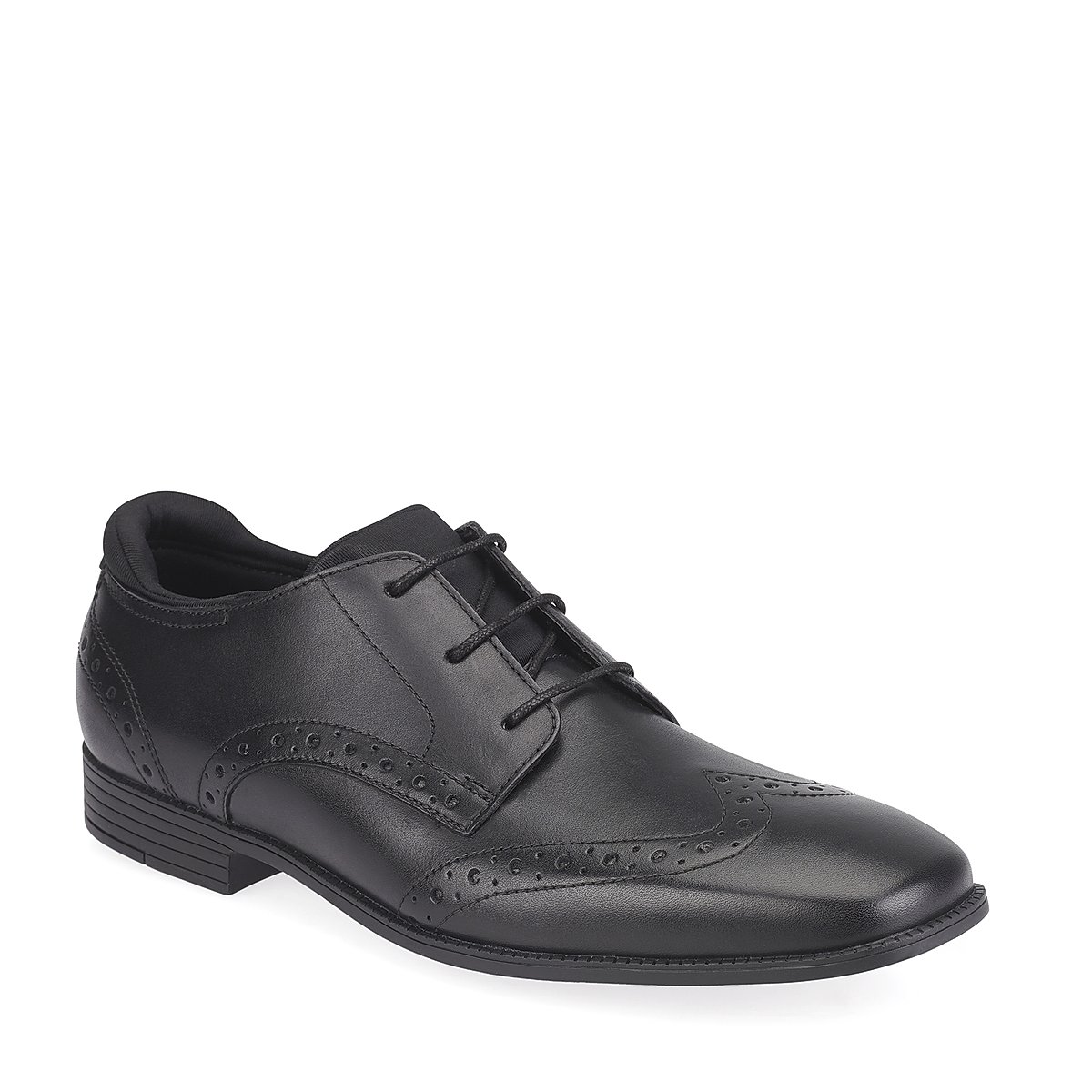 'Tailor' in black leather in Boys Primary and Senior Collection 