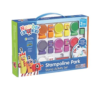 Numberblocks Stampoline Park Stamp Activity Set