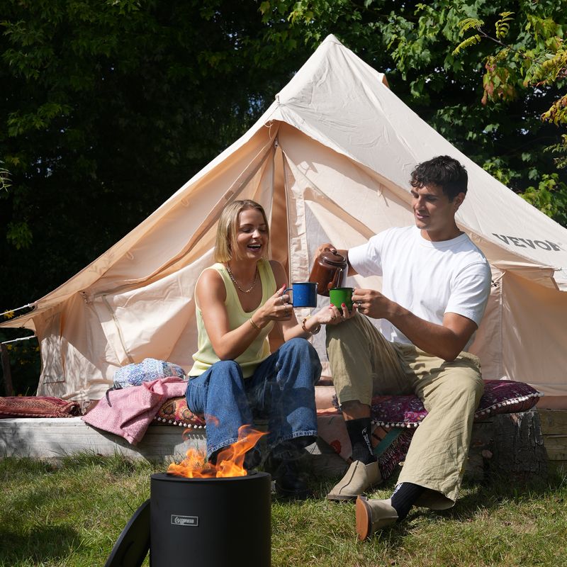 Camp smoke-free with Eco Fuego firepits