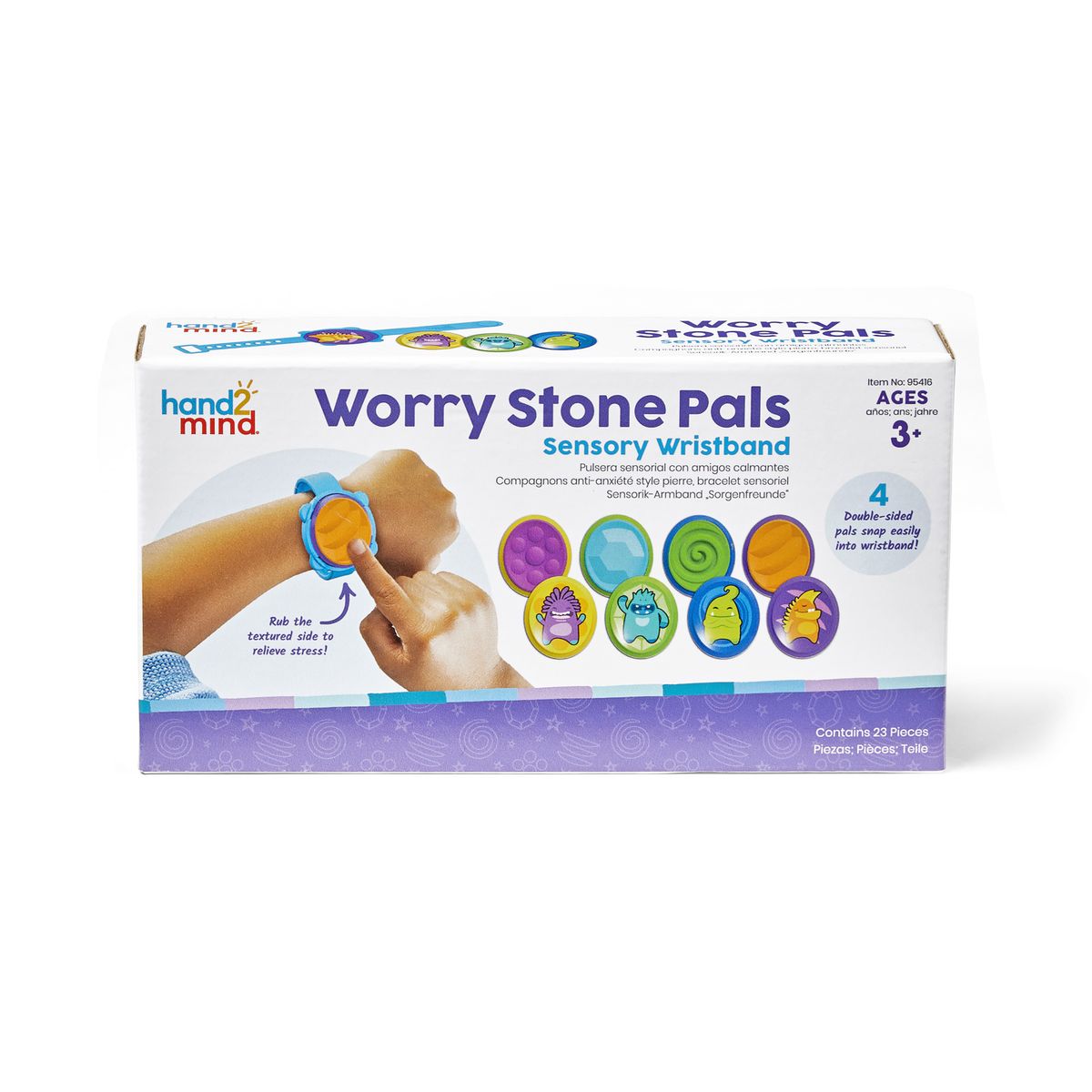 Worry Stone Pals Sensory Wristband