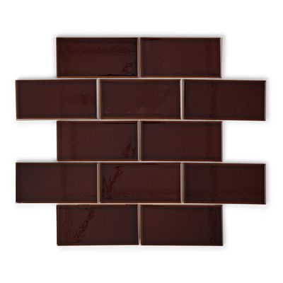 Albert's Chestnut Brown Crackle Wall Tiles