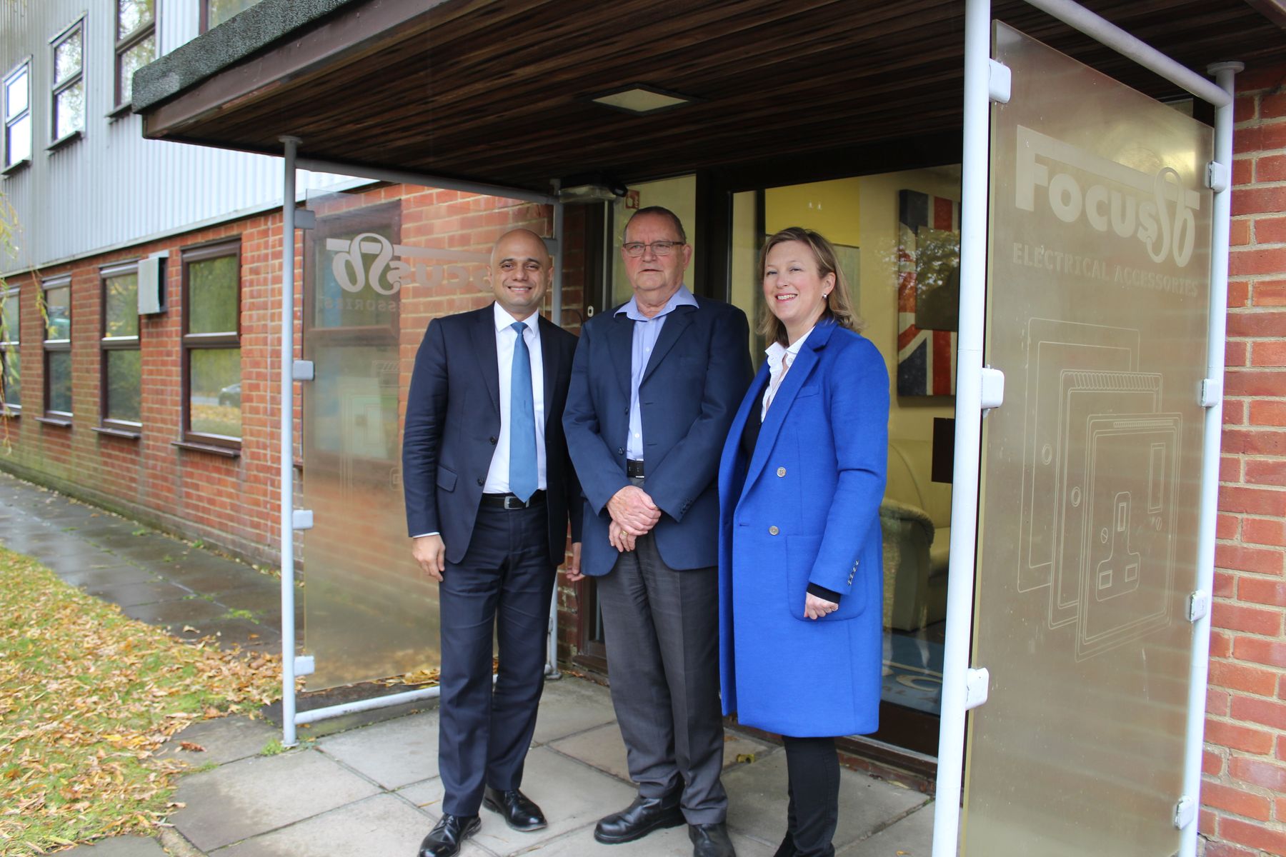 Sajid Javid visits Focus SB in St Leonards on Sea