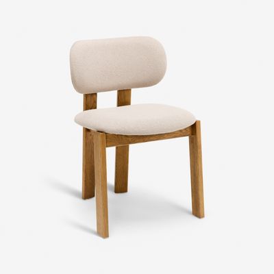 Cora Armless Dining Chair in Neutral