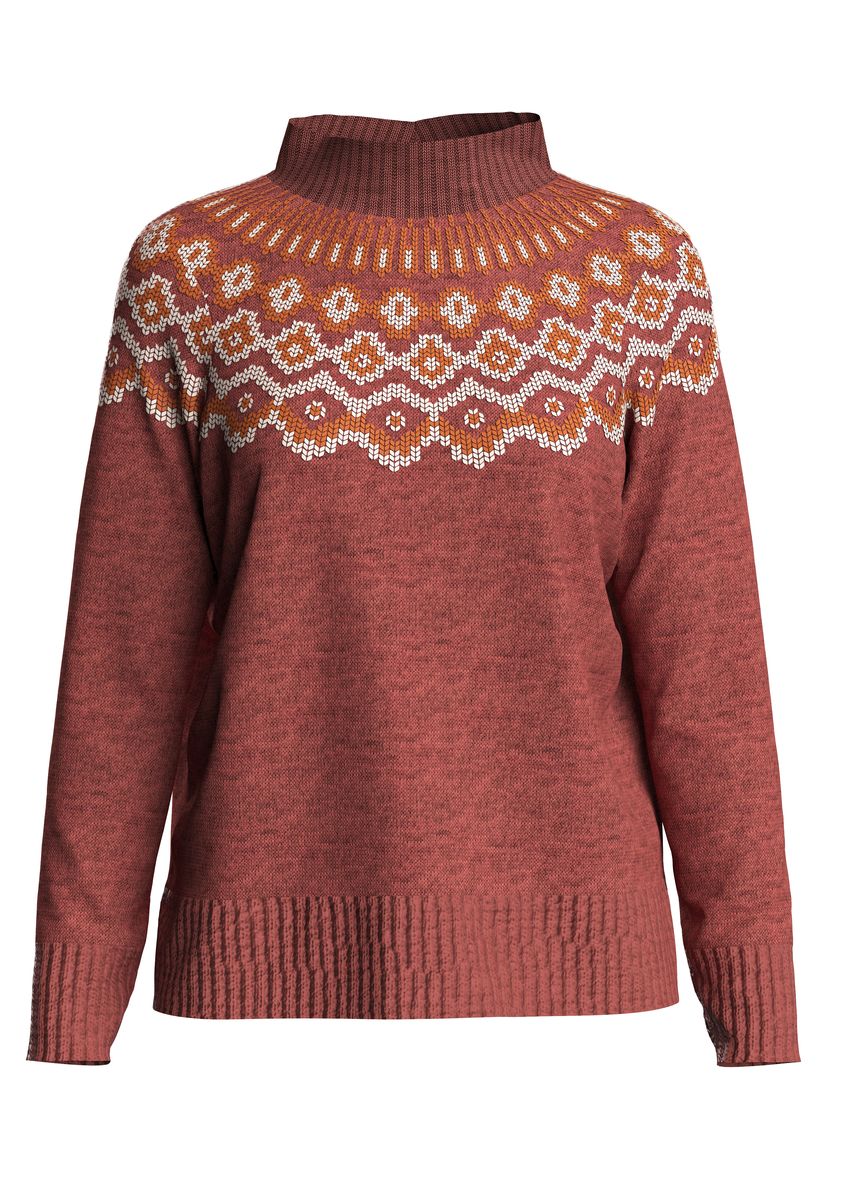 Brakeburn Chunky Knitted Fairisle Jumper (cut out) - £74.99
