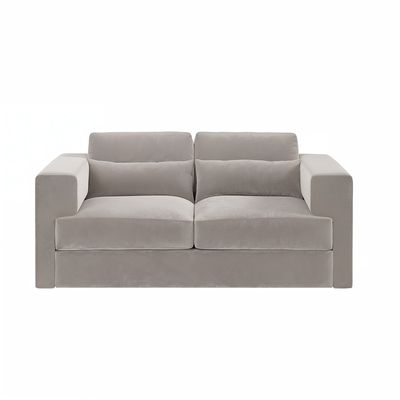 Solace+Co Rose 2 Seater Sofa in Beige Velvet