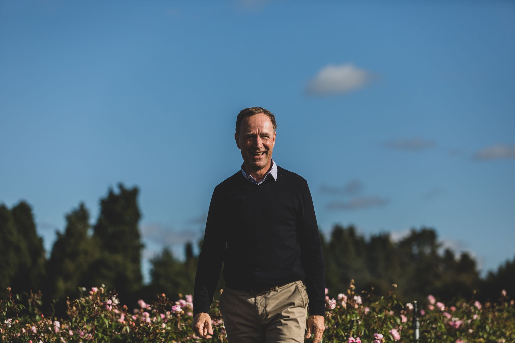  David J. C. Austin, Chairman at David Austin Roses