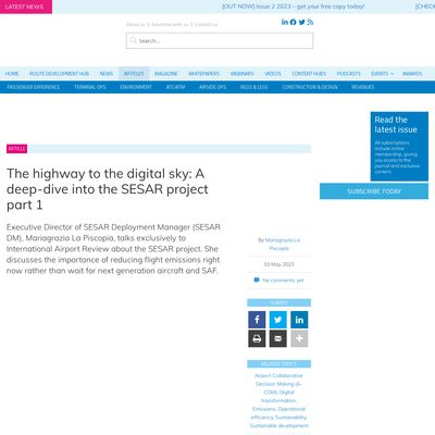 Screencapture of International Airport Review