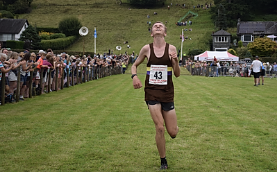 Grant Finlay, winner of the prestigious Senior Guides Fell Race at Grasmere Lakeland Sports and Show 2022