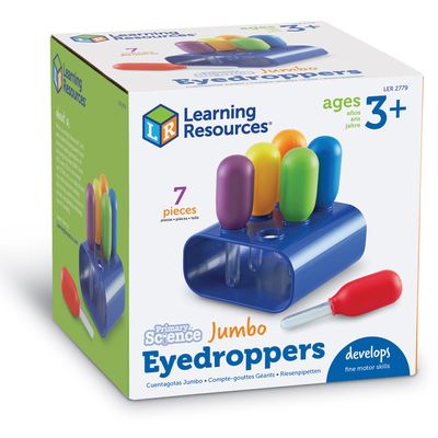 Primary Science® Jumbo Eyedroppers with Stand 