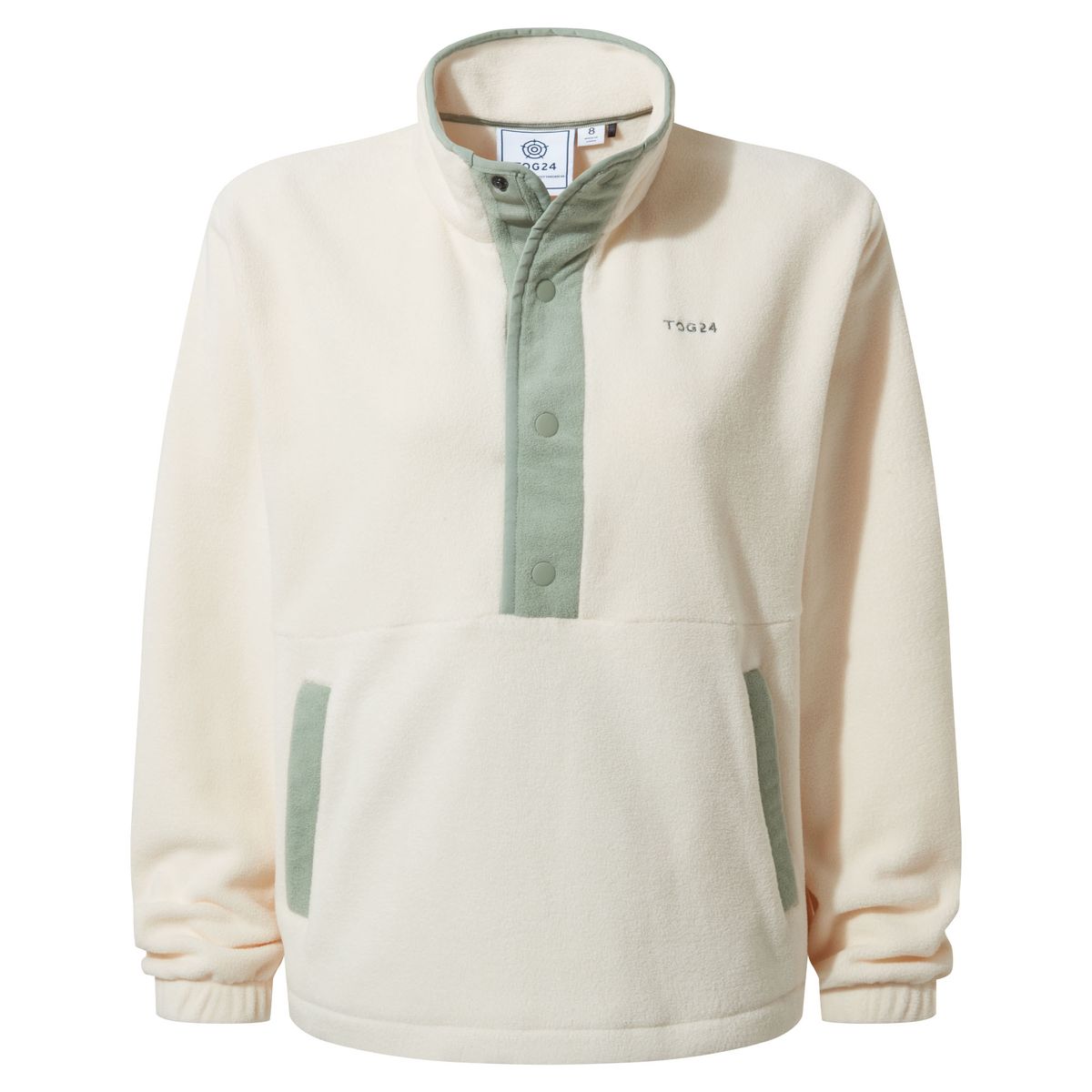 Sawford Women's Half Zip Fleece - Ecru