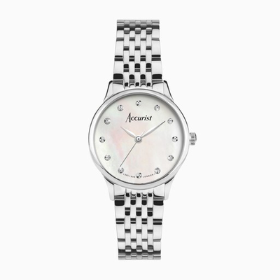 Accurist Dress Diamond watch with white Mother of Pearl dial