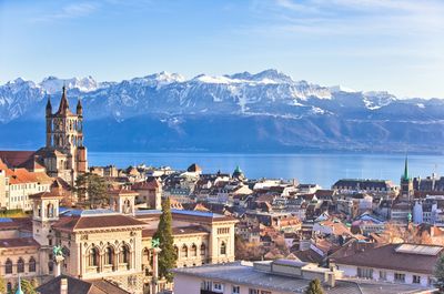Lausanne city view 