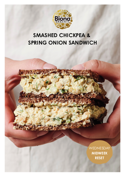Wednesday's Rye lunch idea - Smashed chickpeas