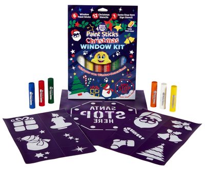 Little Brian Paint Sticks Christmas Window Kit 