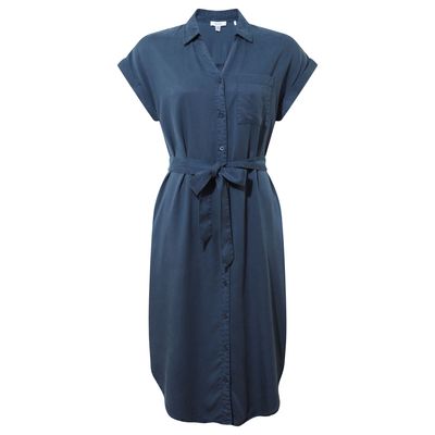 Lenira Women's Shirt Dress - Dark Denim