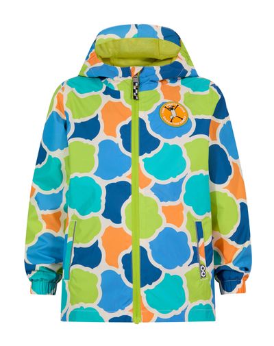 Cohampshire Kids Shaun the Sheep Waterproof Jacket - Lime Cloud Print