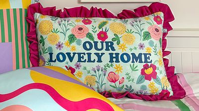 Suggested Header 2000px rucomfy, Frilled Our Lovely Home Cushion  Cerise Pink, £29.99, 8743643.jpg