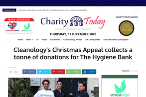 Screencapture of Charity Today News