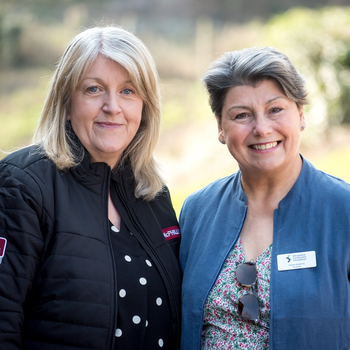 Val Hardy, company secretary for McPhillips and Sonia Roberts, trustee at Shropshire Community Foundation.jpg