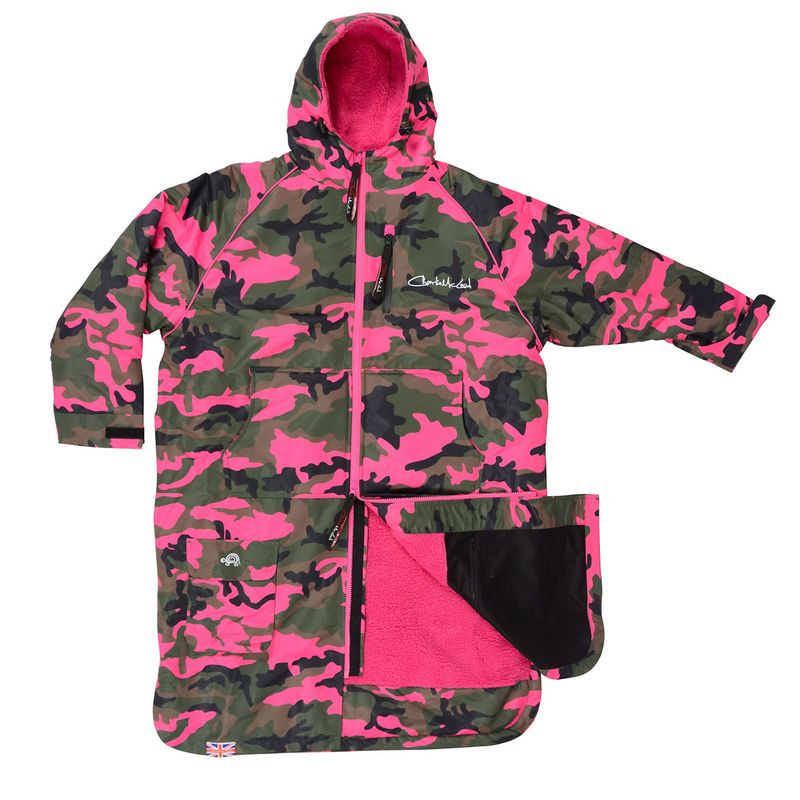 Charlie McLeod Eco Long Sleeve Sports Cloak in Camo Pink